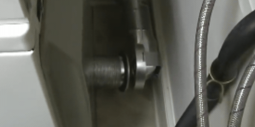 A GIF of a MagVent magnetic dryer vent connecting to the kit's wall extension vent.