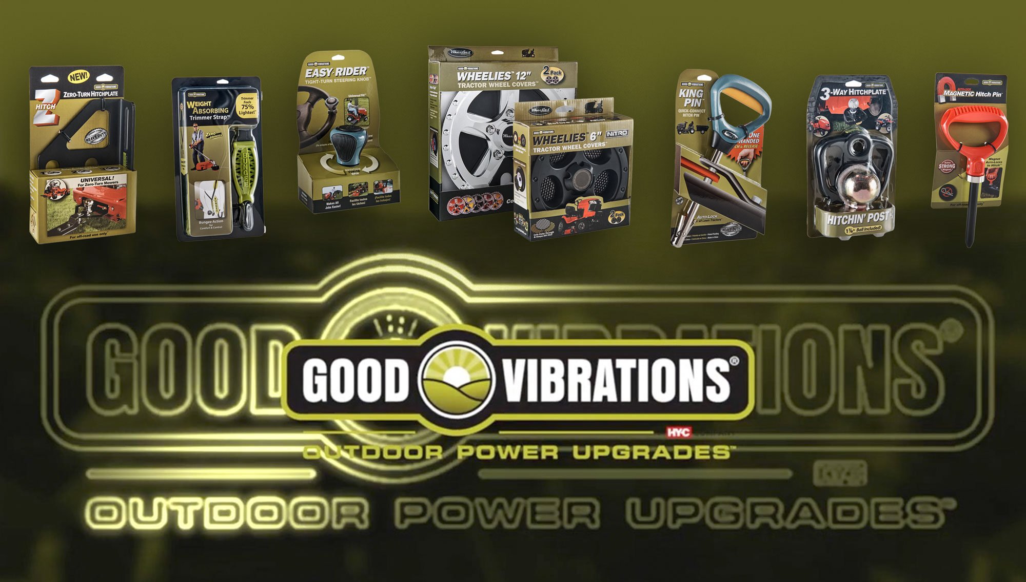 Image of Good Vibrations Brand Products and Logo