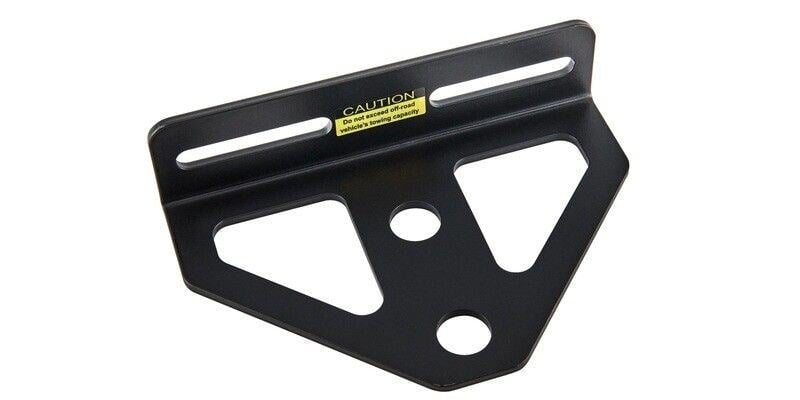 The Good Vibrations Z-Hitch Zero-Turn Hitch Plate displayed against a white background.
