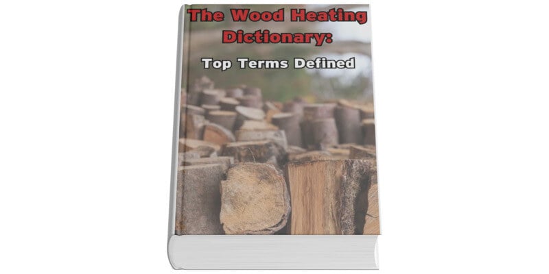 An image of a book displayed against a white background. The cover of the book has a pile of cordwood on it. The book reads, 